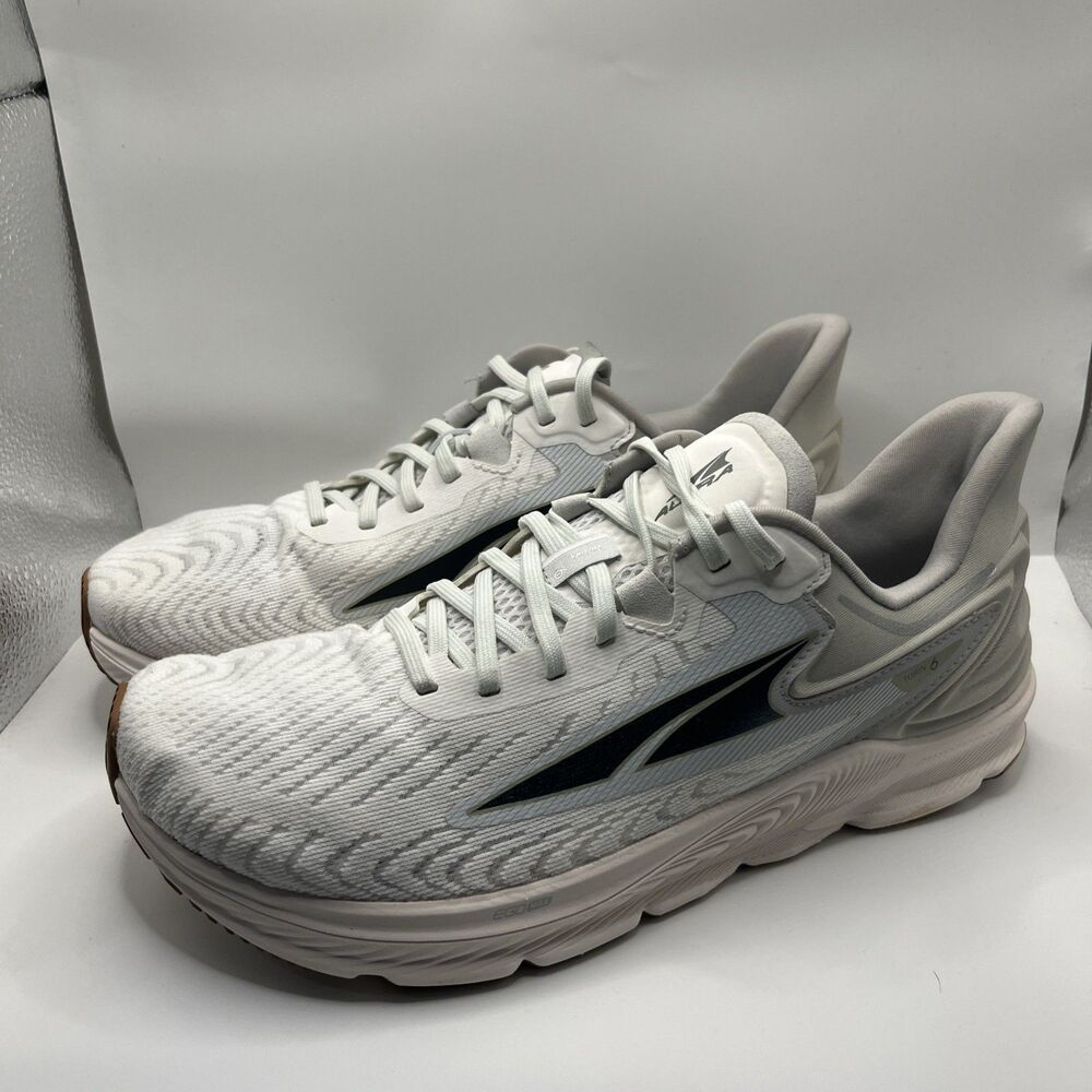 Altra Torin 6 Shoes Mens Size 9 White Road Running Athletic Zero Drop Sneakers